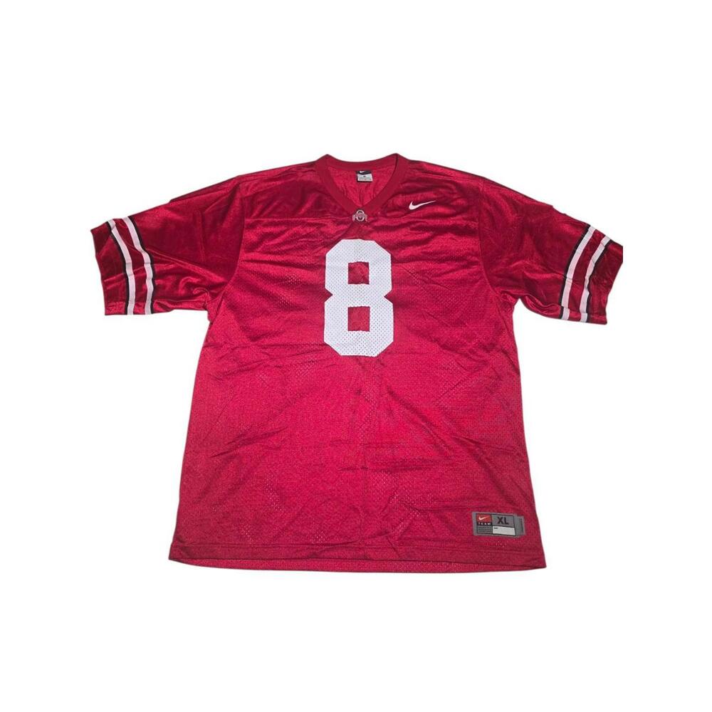 Nike Ohio State Buckeyes #8 Football Jersey Mens XL Red Team NCAA B27